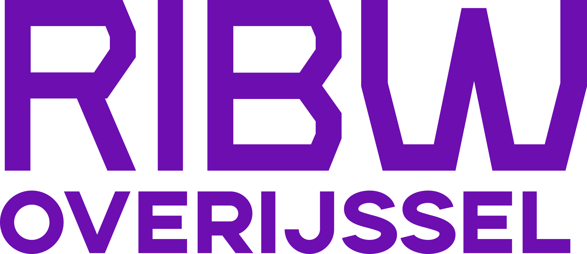 RIBW Overijssel logo PAARS RGB